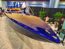 Blue Boat at Show